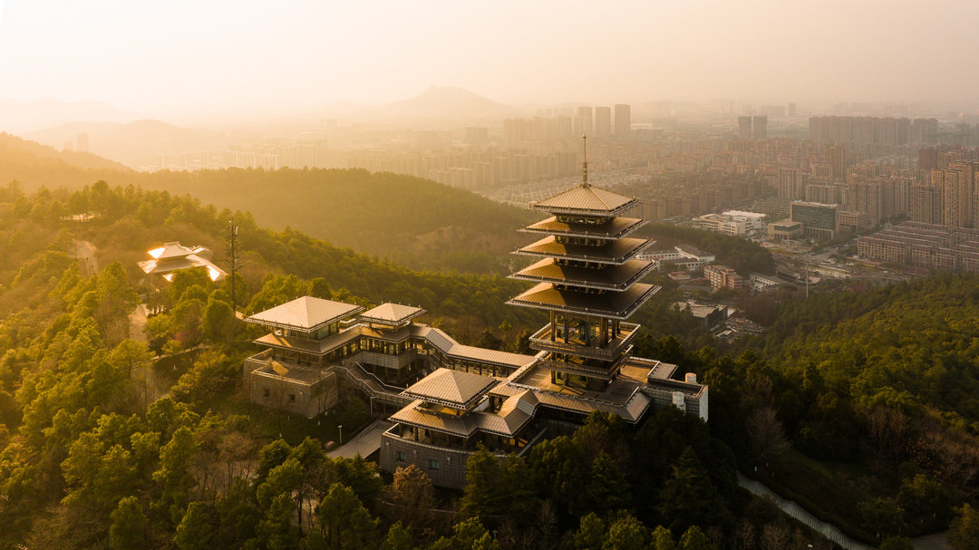 暮色東來閣（攝影：李盛韜，拍攝地：浙江省杭州市臨平區(qū)）_結果.jpg